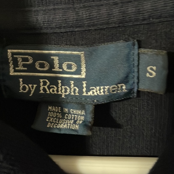 Polo By Ralph Lauren Mens Navy Shawl Collar Pullover - Picture 4 of 9